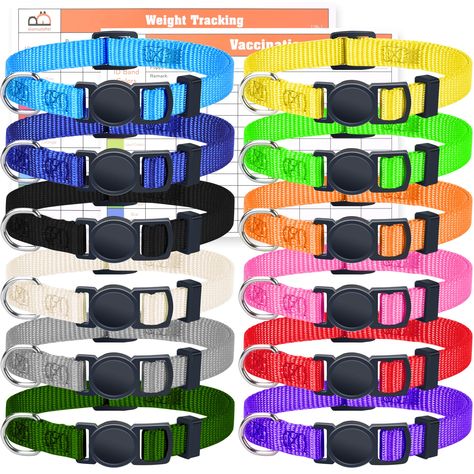 PRICES MAY VARY. DURABLE AND LASTING: GAMUDA Small Pet Collars is made using high-quality Nylon to offer unmatched durability while retaining a lightweight. Thanks to the high quality of our puppy collars, you never have to worry about them falling off or getting torn ensuring long-term use to make your dog easily identifiable while keeping them comfy. SOFT AND COMFY: Unlike a normal whelping puppy collar leash that is uncomfortable to wear and irritates your pup, our Puppy Collars is made using Whelping Puppies, Puppy Collar, Record Keeping, Collar Leash, Puppy Collars, Small Pet, Dog Id, Pet Puppy, Pet Id