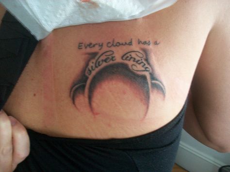 Every cloud has a silver lining... Silver Lining, Fish Tattoos, Jesus Fish Tattoo, Tattoo Designs, Tattoos, Saying Goodbye, Silver, Pins