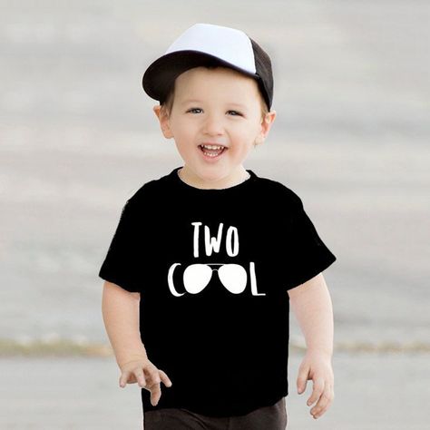 Cheap T-Shirts, Buy Quality Mother & Kids Directly from China Suppliers:2 Year Old Kid Birthday Tshirt Two Cool Print Funny Toddler Boys Girls Short Sleeve Party T shirt Children Cute T Shirt Clothes Enjoy ✓Free Shipping Worldwide! ✓Limited Time Sale ✓Easy Return. Boys Birthday Outfits, Birthday Tanks, 2nd Birthday Outfit, Fox Birthday, 2nd Birthday Boys, Two Cool, Etsy Clothes, 2nd Birthday Shirt, Second Birthday Ideas