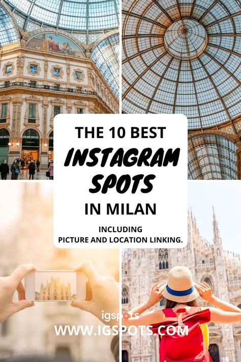 We show you the 10 most popular Instagram photo locations in Milan (Italy). Including image and location links. Instagram Spots Milan, Instagram Locations Milan, Photo Spots Milan, Photo Locations Milan, Instagrammable places Milan, Instagram Locations Milan, Instagram worthy spots Milan, Insta worthy locations Milan, Ultimate Instagram Guide Milan, Instagram Photo Guide Milan. Places In Milan, Milan Instagram, Milan Travel Guide, Milan Travel, Rome Travel Guide, Instagram Locations, Best Instagram Photos, Most Instagrammable Places, Instagram Guide