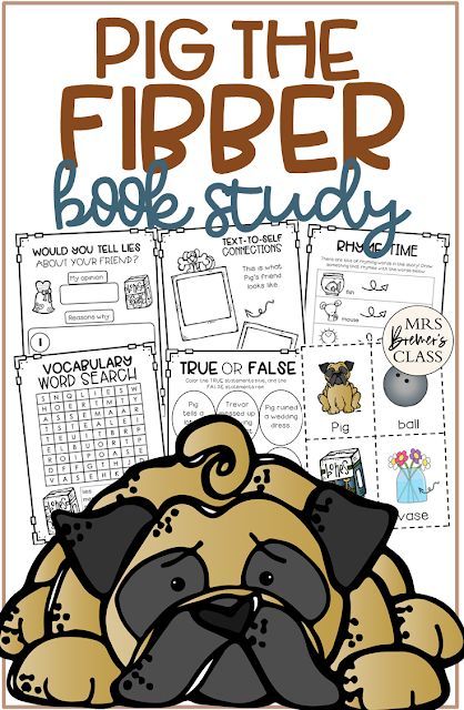 Pig the Fibber book study activities literacy unit with Common Core aligned companion activities for Kindergarten and First Grade Book Study Activities, Popular Picture Books, 1st Grade Books, Study Activities, Guided Reading Activities, Guided Reading Books, Activities For Kindergarten, Kindergarten Books, Story Activities