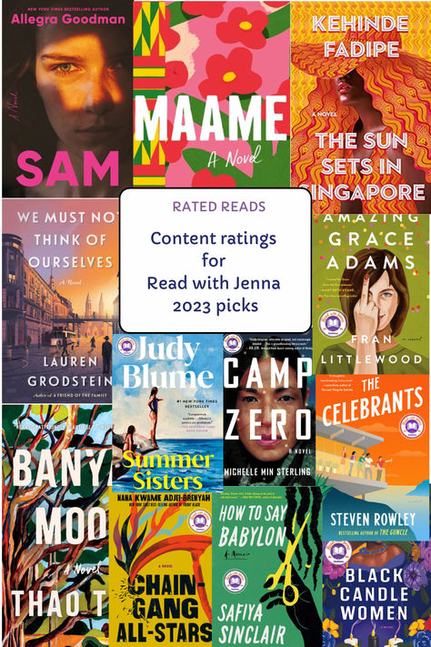 Rated Reads has a list of the Read with Jenna book club picks from 2023, and it includes ratings for content for each book. 2023 Books, Jenna Bush Hager, Search And Find, Today Show, Amazing Grace, Jena, Great Books, Bestselling Author, Book Club