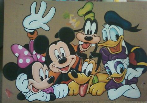 Mickey mouse clubhouse 1st birthday party Mickey Mouse Clubhouse Drawing, Mickey Mouse Clubhouse 1st Birthday, Disney Painting, Mickey Mouse Club House, Mickey Clubhouse, Disney Mickey Mouse Clubhouse, Pen Ideas, Bubble Birthday, Epic Mickey