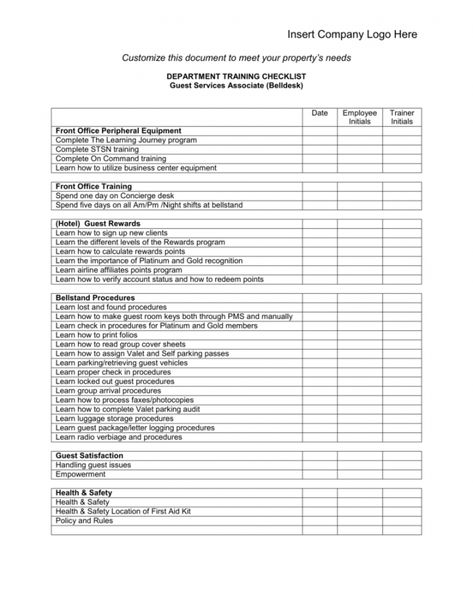 printable new employee training checklist te excel preparation samples free front desk checklist template excel Desk Checklist, Office Training, Beach Background Images, Business Checklist, Employee Training, Front Office, Rewards Program, Checklist Template, Excel Templates