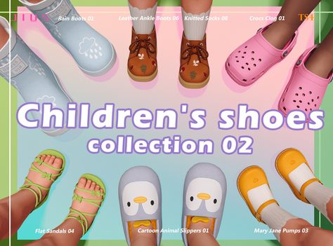 *Overview* Children's shoes collection 02 | Jius-sims (Pause content for January) on Patreon Jius Sims, Toddler Cc Sims 4, Sims 4 Toddler Clothes, Sims 4 Cc Kids Clothing, Cc Shoes, Sims 4 Cc Shoes, The Sims 4 Packs, Sims 4 Children, Sims 4 Cc Folder