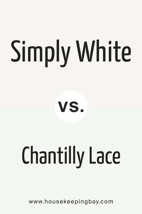 Simply White OC 117 vs. Chantilly Lace Chantilly Lace Vs White Dove, Simply White Vs Chantilly Lace, Bm Simply White, Chantilly Lace Benjamin Moore, White Interior Paint, Natural Wood Kitchen, Absolute Black Granite, Brown Doors, Lace Painting