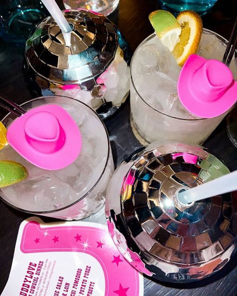 Disco Cowgirl Drinks, Disco Cowgirl 30th Birthday, Cowgirl Drinks, Cowgirl 30th Birthday, Cowgirl Pool Party, Disco Tequila, Cowgirl Party Decorations, Cowgirl Disco, Disco Cowgirl