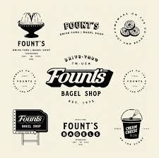 Flashsheet for Fount's Bagel Shop. • #zurowskidesigns #graphicdesign #graphicdesigner #icondesign #logoinspiration #logo #logotype… | Instagram Bagel Branding, Bagel Shop, Logo New, Creative Artwork, Bagels, Shop Logo, Logo Inspiration, Graphic Designer, Icon Design