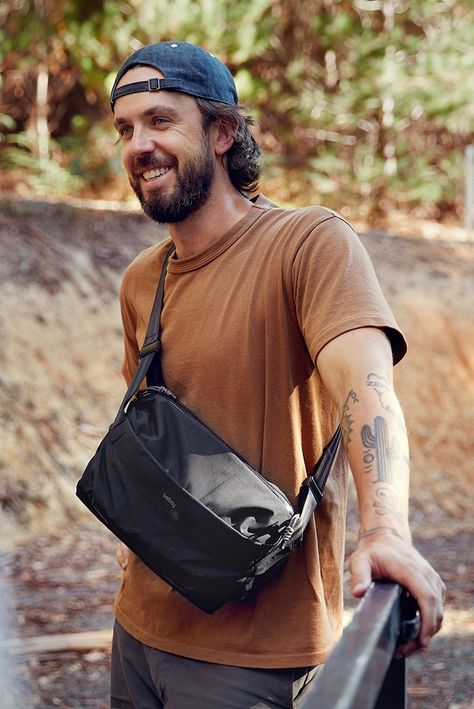 With its slim shape, versatility and easy one-handed access, this sling keeps you nimble on photoshoots and everyday adventures. Camera Sling Bag, Small Camera Bag, Sling Bag Men, Photography Bags, Outdoor Shoot, Small Camera, Everyday Adventures, Ripstop Fabric, Everyday Bag