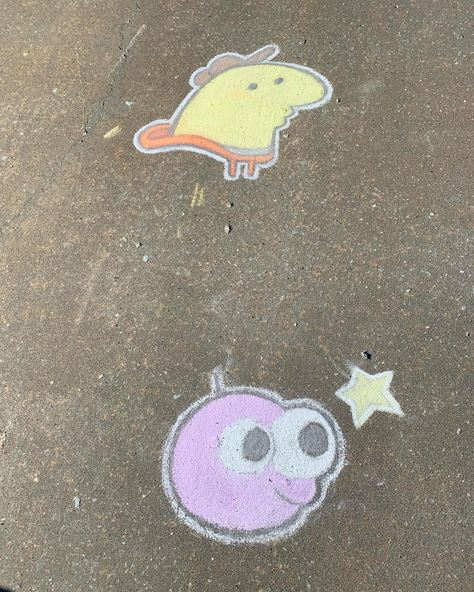 all my smingl frides (and gwimbly) chalk art thsi week #smilingfriends #gwimbly #gwimblygame Smiling Friends Aesthetic, Grim Smiling Friends, Best Friend Art, Friends Art, Smiling Friends Painting, Glep From Smiling Friends Pfp, Glep From Smiling Friends, Smiling Friends Gwimbly, Smiling Friends