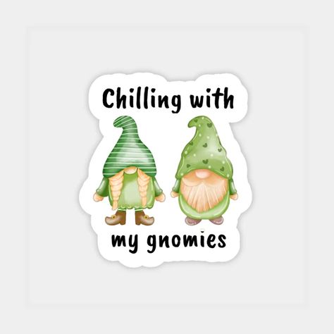 Chilling with my gnomies Christmas santa - Chilling With My Gnomies - Sticker | TeePublic Chilling With My Gnomies, Gnomies Christmas, Art Trends, Christmas Santa, Sticker Design, Digital Art, Festival, Christmas, Art