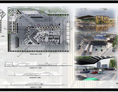 bus terminal project Bus Terminal Floor Plan, Bus Terminal Design Concept, Bus Terminal Architecture, Bus Station Design, Terminal Bus, City Bus, Site Analysis, Bus Terminal, Space Frame