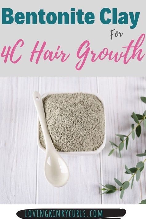 Bentonite Clay is a great deep conditioner for 4c hair. Use this as part of your natural hair regimen. Bentonite Clay Hair Mask, Bentonite Clay Hair, Clay Hair Mask, 4c Hair Growth, Bentonite Clay Mask, Deep Hair Conditioner, 4c Hair Care, Natural Hair Conditioner, Clay Hair