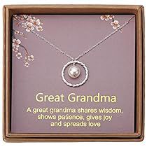 Gifts For Great Grandma, Gifts For Stepmom, Twisted Eternity Ring, Ring With Pearl, Presents For Grandma, Godmother Necklace, Birthday Fairy, Great Grandma Gifts, Grandma Necklace