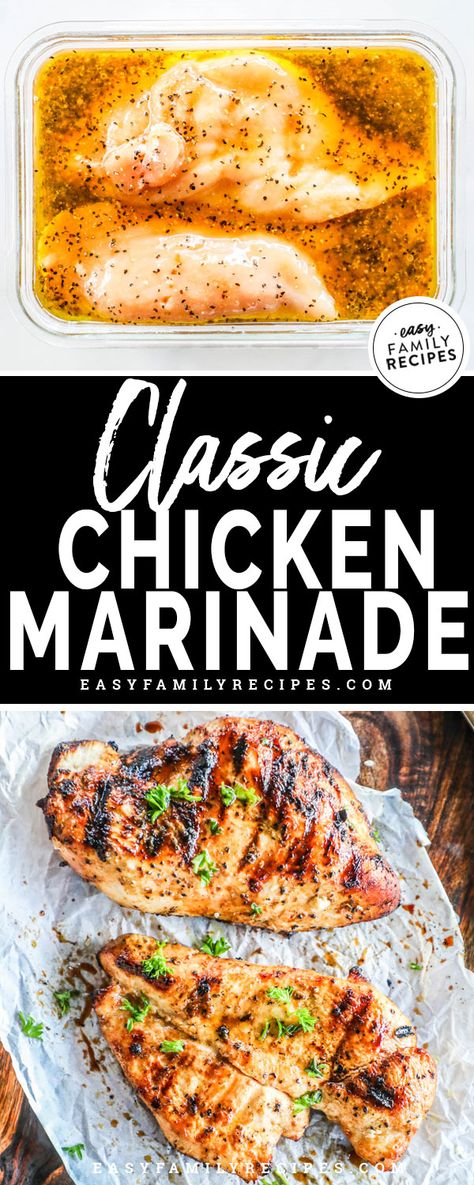 Parrilladas Ideas, Quick Chicken Marinade, Best Grilled Chicken Marinade, Chicken Breast Marinade Recipes, Chicken On The Grill, Chicken Breast Marinade, Perfect Grilled Chicken, Easy Chicken Marinade, Marinated Chicken Recipes