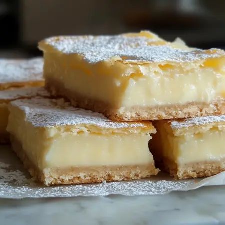 Classic Vanilla Custard Bars Vanilla Bean Custard Danish, Vanilla Custard Bars, Dessert With Custard, Custard Bars, Vanilla Bean Custard, Vanilla Custard Recipe, Creme Brulee Cheesecake, Custard Cookies, Custard Desserts