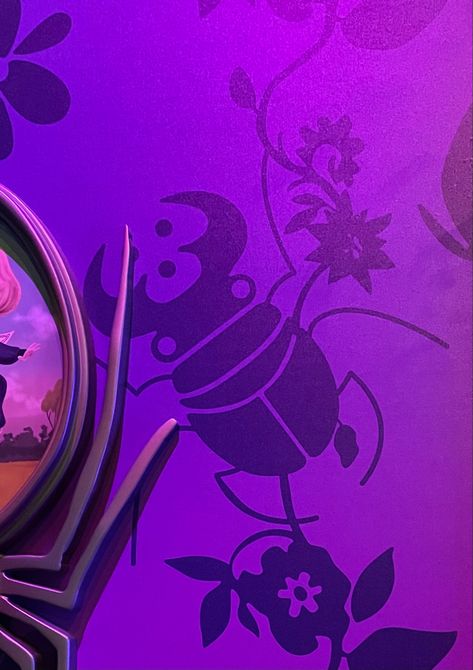 #coraline #beetle #pattern #purple Coraline Bug Room, Coraline Snapdragons, Coraline Beetle, Coraline Themed Room, Coraline Nursery, Witchy Nursery, Coraline Room, Coraline Pattern, Nails Coraline