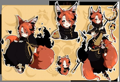 Fox Character, Fox Boy, Boy Character, Anime Animals, Fox Art, Anime Oc, Cute Characters, Fantasy Character Design, 그림 그리기