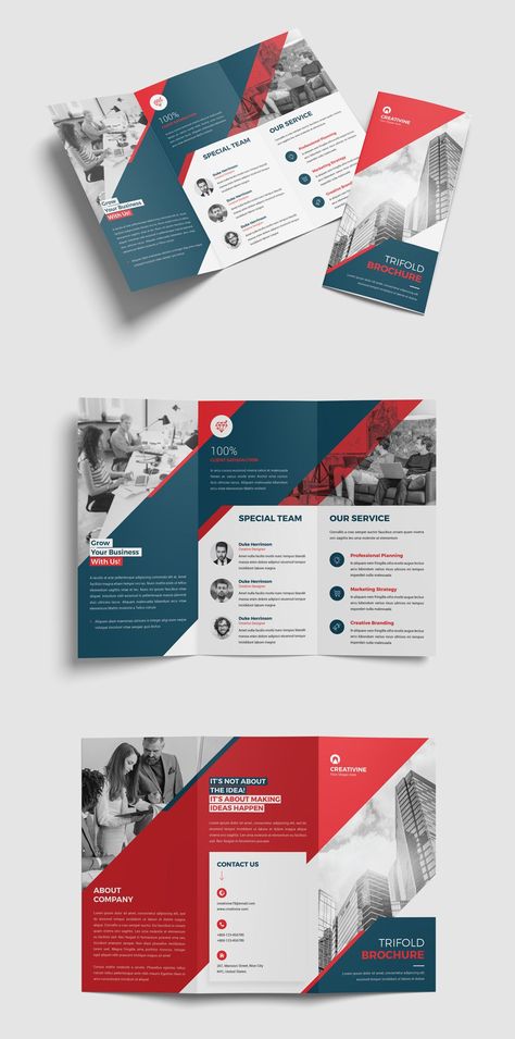 This Trifold Brochure Template can be used for your business purpose or other sectors. You can easily change all text, colors, images, etc. Calendar Design Layout, Brochure Trifold, Brochure Design Creative, Modern Brochures, Marketing Presentation, Professional Brochure, Trifold Brochure Design, Graphic Design Brochure, Marketing Brochure