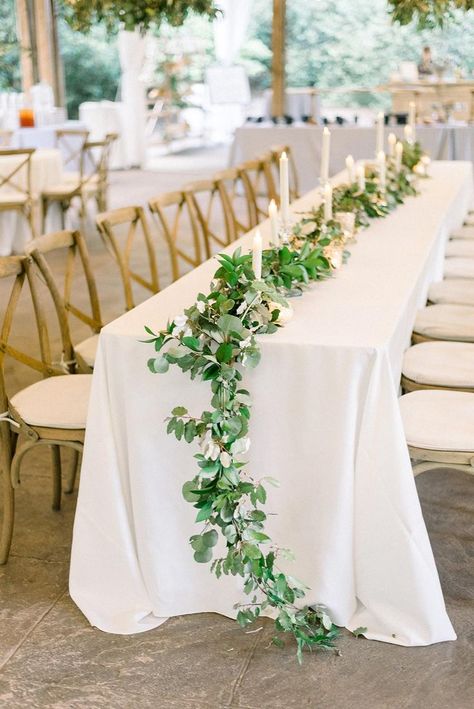 ?Southern weddings give us warm fuzzies - especially when they happen in botanical gardens! This classy Birmingham celebration has warm summery vibes, overflowing greenery, a soft blue and white color palette with lots of chic details like this one. They even incorporated their pets in watercolor paintings along the donut wall! So much outdoor wedding magic to see on #ruffledblog Lilac Wedding Bouquet, Botanical Gardens Wedding, Lilac Wedding, Diy Event, Warm Fuzzies, Southern Weddings, Long Table, Deco Floral, Botanical Wedding