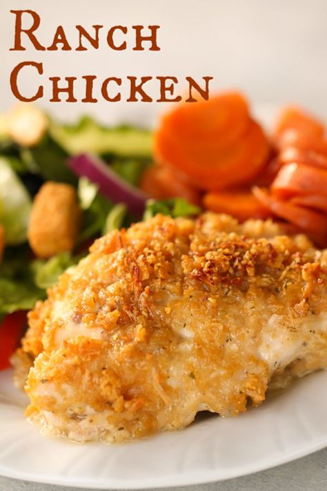 Ranch Chicken Recipe, Ritz Chicken, Ranch Chicken Recipes, Six Sisters Stuff, Six Sisters, Favorite Chicken, Ranch Chicken, Baked Chicken Breast, Best Chicken Recipes