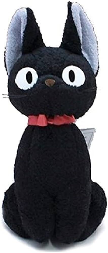 Amazon.com: Kiki's delivery Service Jiji Plush Doll M Size Studio Ghibli Japan by Sunarrow : Toys & Games Jiji Plush, Studio Ghibli Japan, Kanji Love, Kiki Delivery, Human Language, Kiki's Delivery Service, Cat Items, Brand Studio, Kids Discover