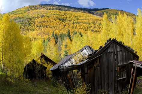 Fall Marketing Ideas, Ghost Towns In Colorado, Southwest Colorado, Creepy Ghost, Colorado Travel, Mountain Town, Ghost Town, Ghost Towns, Abandoned Houses