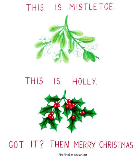 For the record - I'm proud of you. — MISTLETOE vs HOLLY  Image source: FireFiriel... Mistletoe Meaning, Holly Images, Yule Celebration, Christmas Wedding Invitations, Christmas Tale, Reception Invitations, Christmas Wallpaper, Christmas Wedding, Christmas Art