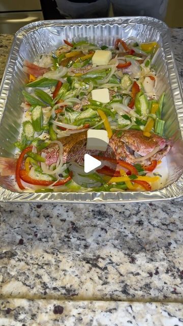 Stuffed Whole Fish, Jamaican Steamed Fish Red Snapper, Steam Snapper Fish, Haitian Red Snapper Recipes, Stuffed Red Snapper Recipes, Grilled Snapper Recipes, Red Snapper Recipes Baked, Whole Red Snapper Recipes, Snapper Recipes Baked