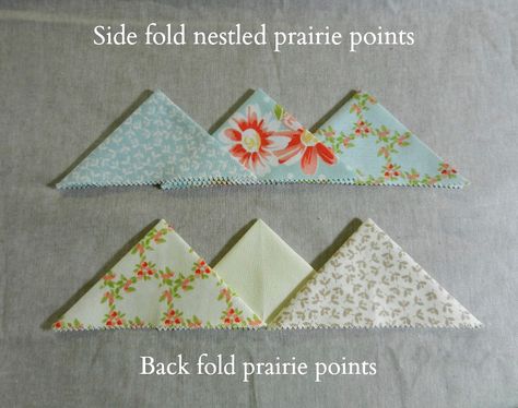 Prairie Points Two Ways Tutorial Puff Quilt Tutorial, Prairie Points, Puff Quilt, Diy Sewing Tutorials, Tutorial Ideas, Quilt Border, Ideas Hogar, Quilt Binding, Quilt Block Tutorial