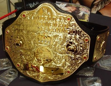 Big Gold Belt - Wikipedia, the free encyclopedia Big Gold Belt, Erick Rowan, Wwe Championship Belts, Wwe Belts, Wwe Logo, Watch Wrestling, Trish Stratus, Championship Belt, World Heavyweight Championship