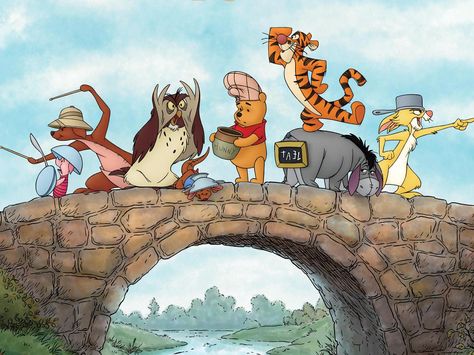 Winnie the Pooh and Gang (tejfelező út) Disney Poster, Walt Disney Movies, Animation Disney, Hundred Acre Woods, Winnie The Pooh Friends, Disney Posters, Film Disney, Christopher Robin, Kids' Movies