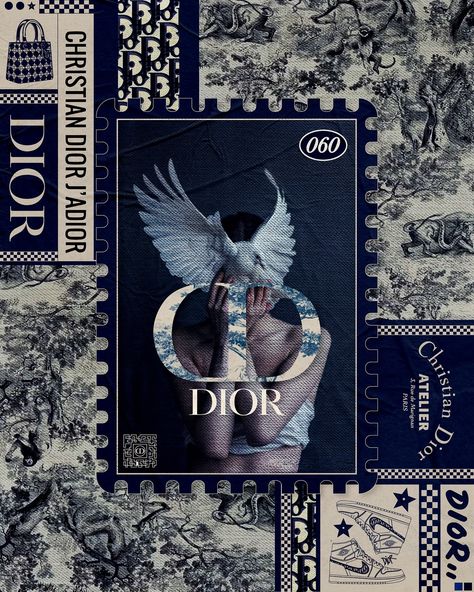 Dior Graphic Design, Dior Print, Brand Campaign, Digital Archives, So Busy, Photoshop Design, Art Club, Magazine Covers, So Much Love