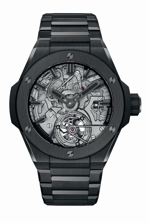 Hublot Big Bang Integral Tourbillon Cathedral Minute Repeater Full Ceramic - 2 Laurent Ferrier, Ap Royal Oak, Monochrome Watches, Hublot Big Bang, Skeleton Watches, Watch Photo, Royal Oak Offshore, Bracelet Display, Pilot Watch