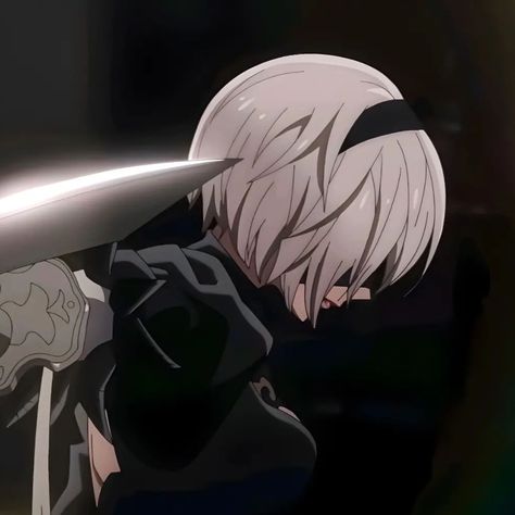 NieR Automata - 2B Icons ✨ 2b Nier Autómata, Nier Automata, Number Two, Profile Photo, Anime Shows, Girl Cartoon, Cute Anime Character, Dark Aesthetic, Fun Games