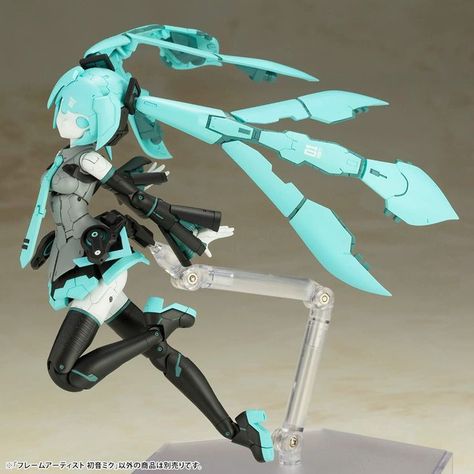 This Miku figure is soo cool‼️ Vocaloid Cybercore, Miku Cybercore, Miku Webcore, Figurine Poses, Miku Figures, Music Girl, Frame Arms, Anime Figurines, Figure Poses