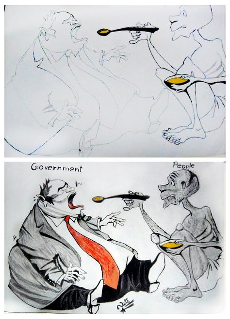 Government Vs People Concept Sketch Appearance Vs Reality Art, Good Governance Drawing, Government Drawing, Body Healing, Matte Painting, Planner Organization, Drawing People, Graffiti Art, Digital Painting