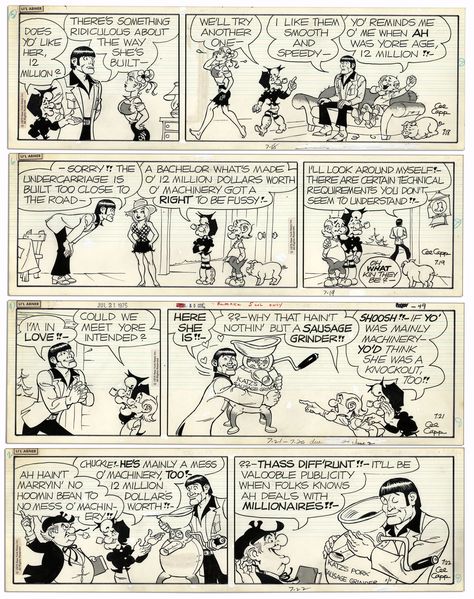 Newspaper Comic Strip, Old Comics, Comic Collection, Lost Art, Comic Strip, Newspaper, 20th Century, Comics, Funny