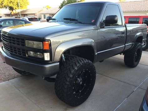 Chevy Thunder 93 Chevy 1500, 1995 Chevy Silverado 1500 Single Cab, Chevy Trucks Lifted, 1995 Chevy Silverado, Chevy Obs, Trucks Lifted, Single Cab Trucks, Trucks Chevy, Chevy 4x4