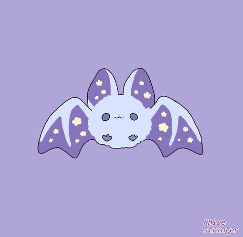 Dark Kawaii Aesthetic, Star Wings, Bat Drawing, Cartoon Bat, Bat Art, Cute Bat, Cute Animal Drawings Kawaii, Halloween Drawings, Halloween Tattoos