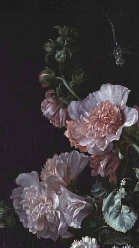 Dark Spring Wallpaper, Dark Spring Aesthetic, Dark Floral Aesthetic, Victorian Gothic Aesthetic, Flower Background Images, Rennaissance Art, Canvas Drawing, Scrapbook Background, Victorian Flowers