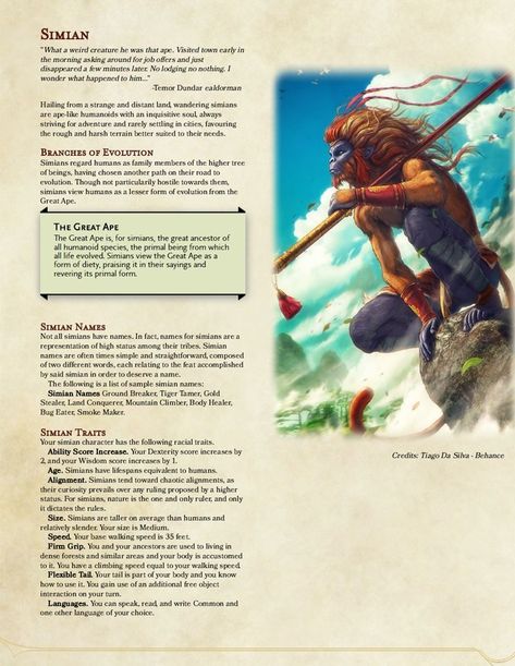 D&d Races Homebrew, Playable Races D&d, Dnd Animal Race, Dnd Homebrew Races 5e, Dnd Playable Races, Dnd 5e Homebrew Playable Races, Dnd Homebrew Race 5e, D&d Homebrew Races, Dnd Homebrew Races