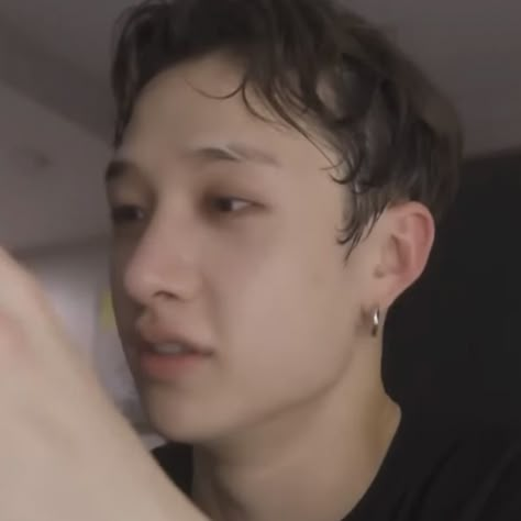 Bang Chan No Makeup, Aesthetic Skz, I Love My Father, Stray Kids Bang Chan, Id Photo, Chris Chan, Ideal Man, No Makeup, Without Makeup