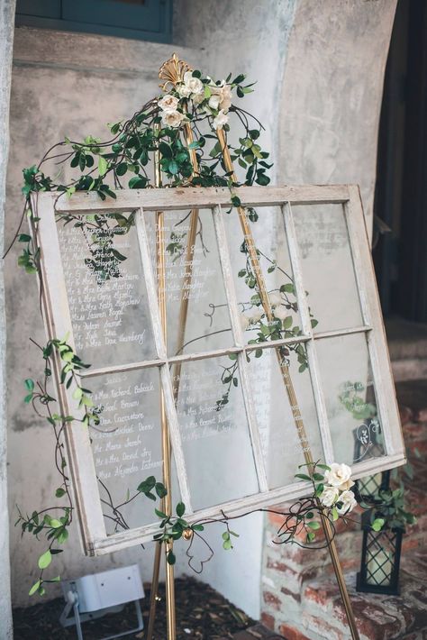 Wedding table seating chart