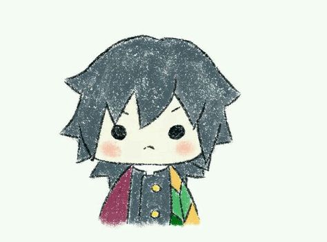 Giyuu Doodle, Demon Slayer Doodles, Tomioka Chibi, Draw Doodle, Graffiti Doodles, Anime Canvas Art, Anime Crafts, Cute Doodles Drawings, Chibi Drawings