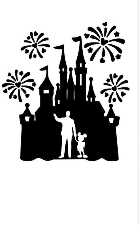 Disney Cricut Projects, Fondos Apple Watch, Walt And Mickey, Disney Castle Silhouette, Prince Disney, Images For Tumblers, Disney Sewing, Disney Svgs, Craft Clipart