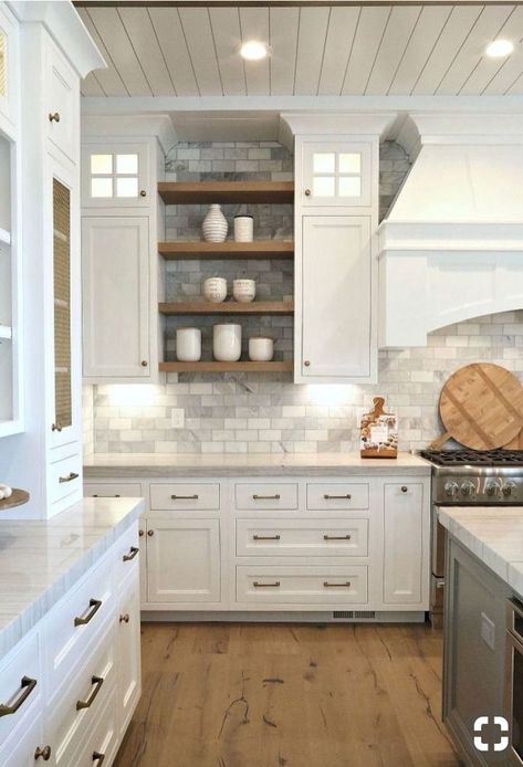 One of the most important elements to consider are your cabinets. What are the best kitchen cabinet colors for 2020? Which styles are timeless? With a plethora of different colors and finishes on the market, choosing the right cabinets can be a challenge. We're #KitchenTrends2020 #CabinetColors #KitchenIdeas2020 Kitchen Trends 2020, Rustic Farmhouse Kitchen Cabinets, Best Kitchen Cabinets, Farmhouse Kitchen Cabinets, Farmhouse Kitchen Design, Rustic Farmhouse Kitchen, Kitchen Cabinets Makeover, New Kitchen Cabinets, Classic Kitchen