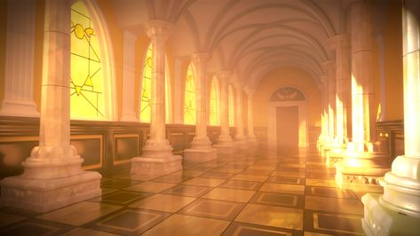 [Undertale] Judgment Hall by Latyprod on DeviantArt Undertale Background, Episode Backgrounds, Fantasy Background, Scenery Background, Background Drawing, Fantasy Castle, Fantasy Places, Undertale Art, Undertale Fanart