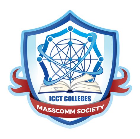 2020 ICCT Mass Communication Society Logo Design by Buboy Ranido  v4c3  #MassCommunication #ICCTColleges #Logo #LogoMaterial #heyiambuboyranido Society Logo Design, Mass Communication, Communication, Enamel Pins, Logo Design, Design