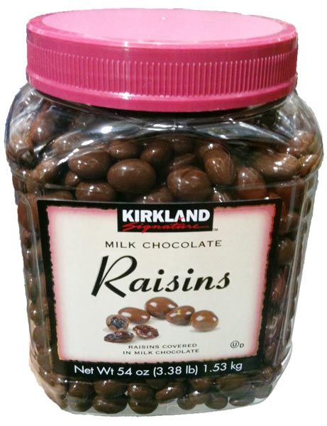 Peanuts Health Benefits, Chocolate Candy Brands, Chocolate Covered Raisins, Study Snacks, Chocolate Raisins, Chocolate Rocks, Costco Meals, Family Snacks, Jars For Sale